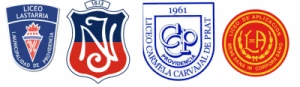 Insignias del Liceo Lastarria, Instituto Nacional, Liceo Carmela Carvajal de Prat y Liceo de Aplicación