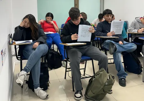 La sede Las Condes del Preuniversitario Tesla por dentro